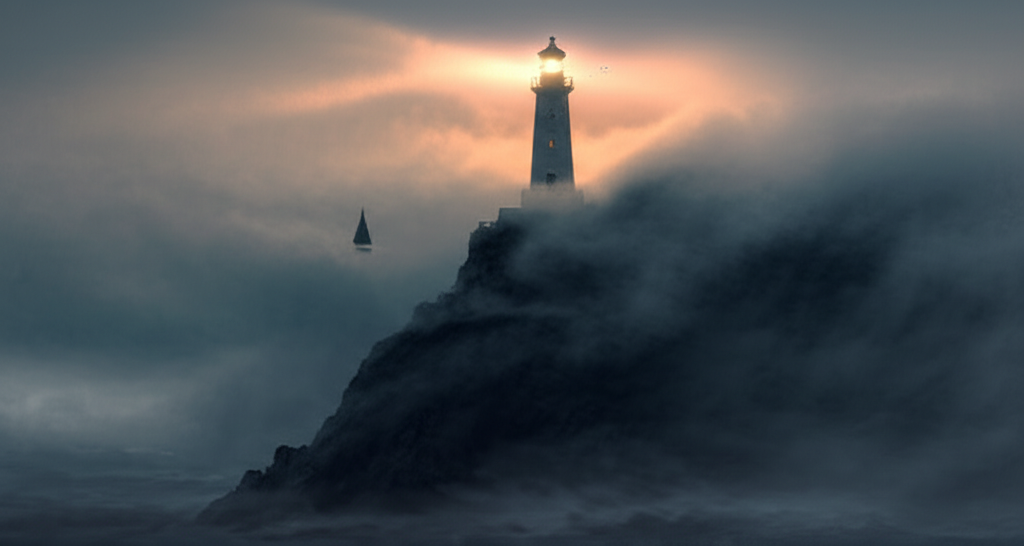 Illustration for The Last Lighthouse Keeper