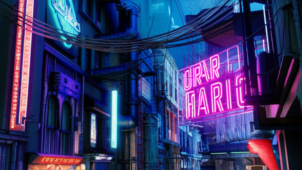 Illustration for Neon & Rust