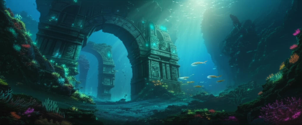 Illustration for The Sunken City of Aeridor